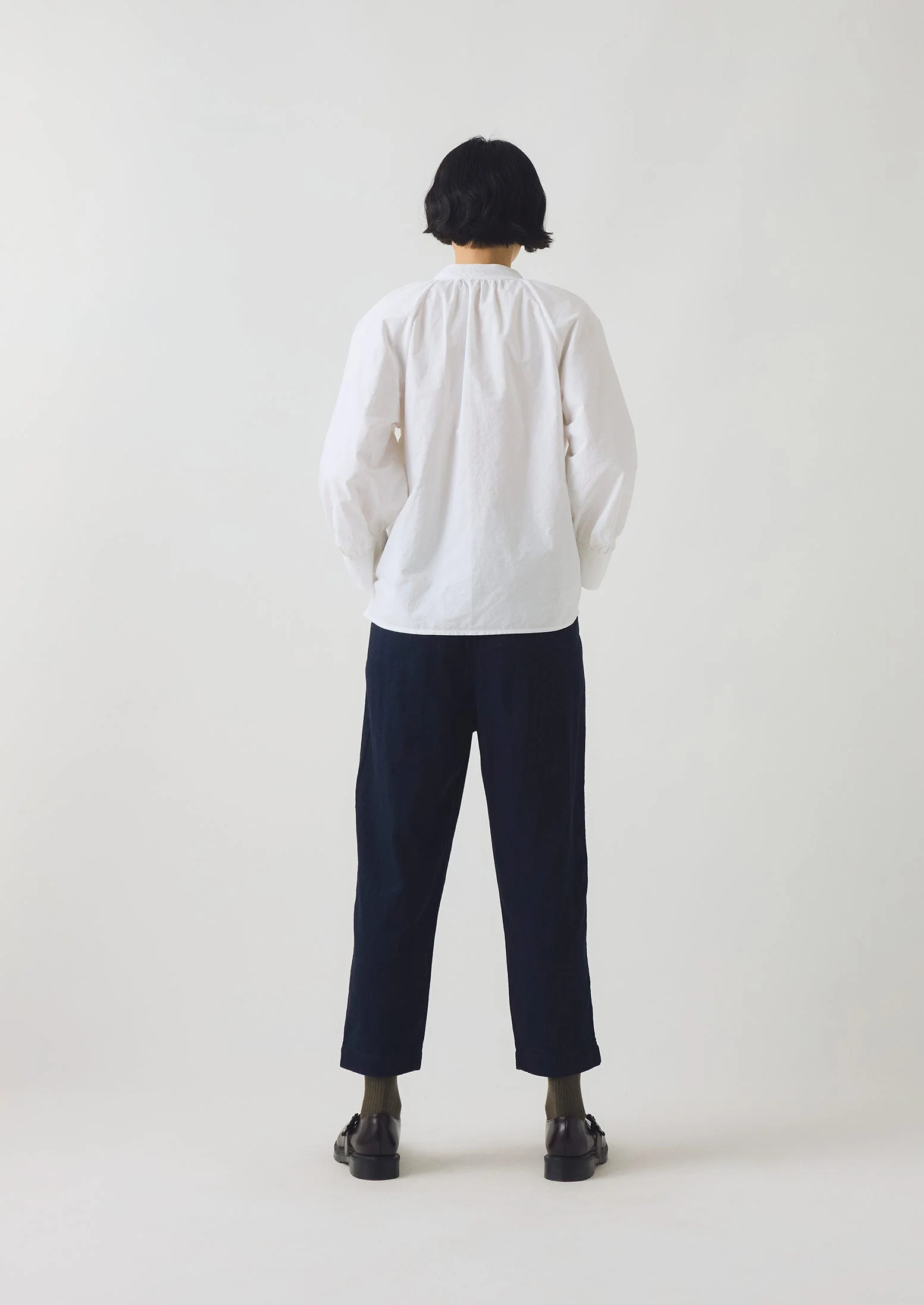 Alix Indigo Twill Trousers | Indigo - Image 4