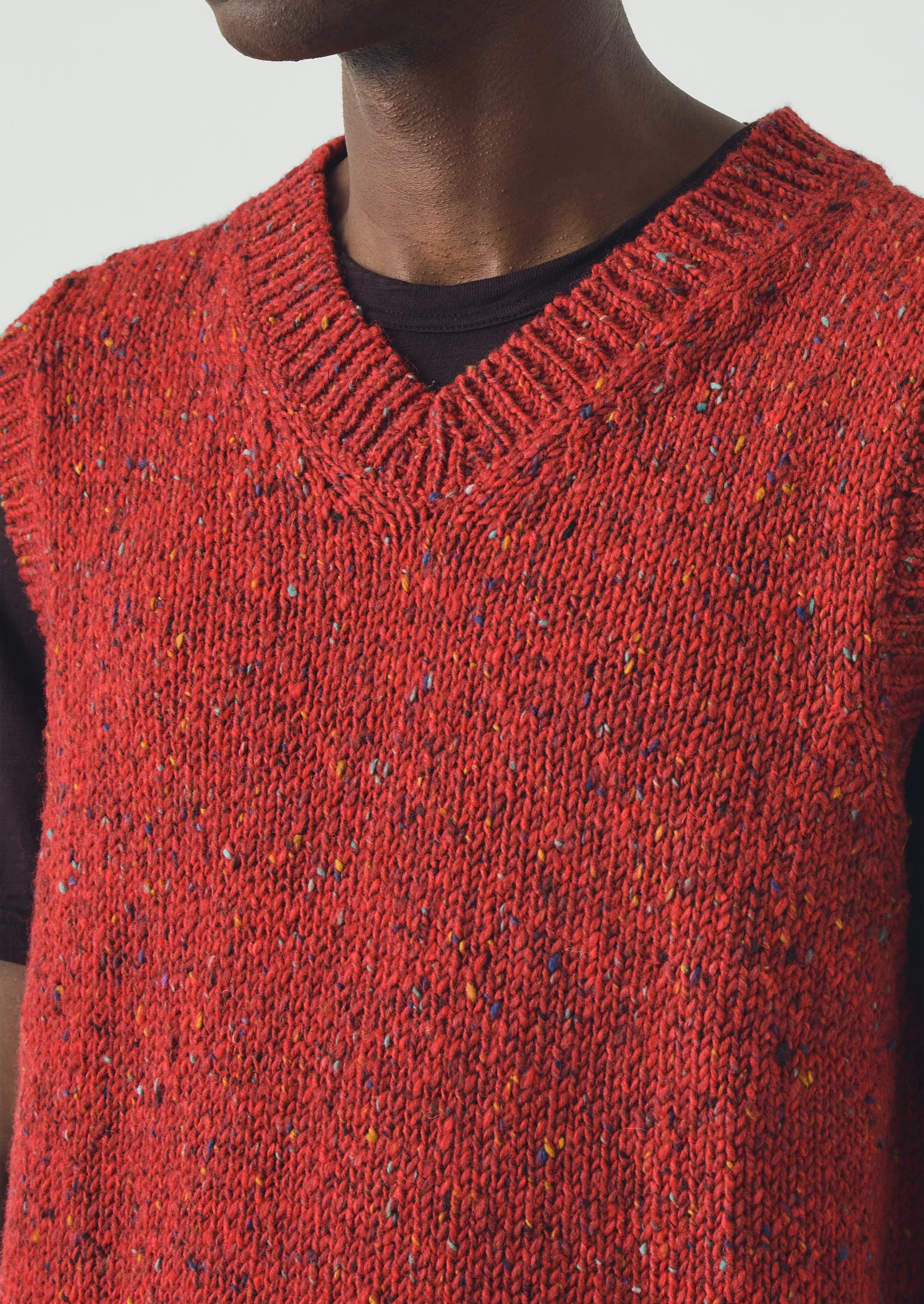 Donegal Wool Knitted Tank | Hawthorn - Image 4