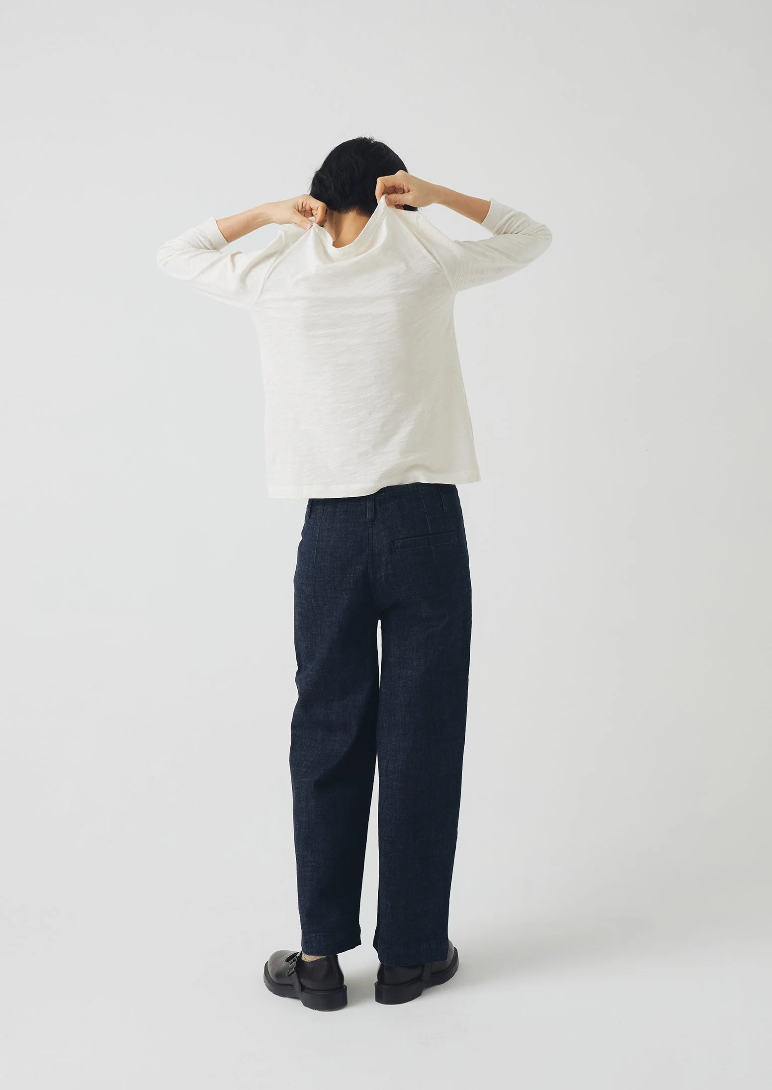 Indigo Denim Workwear Trousers | Indigo - Image 4