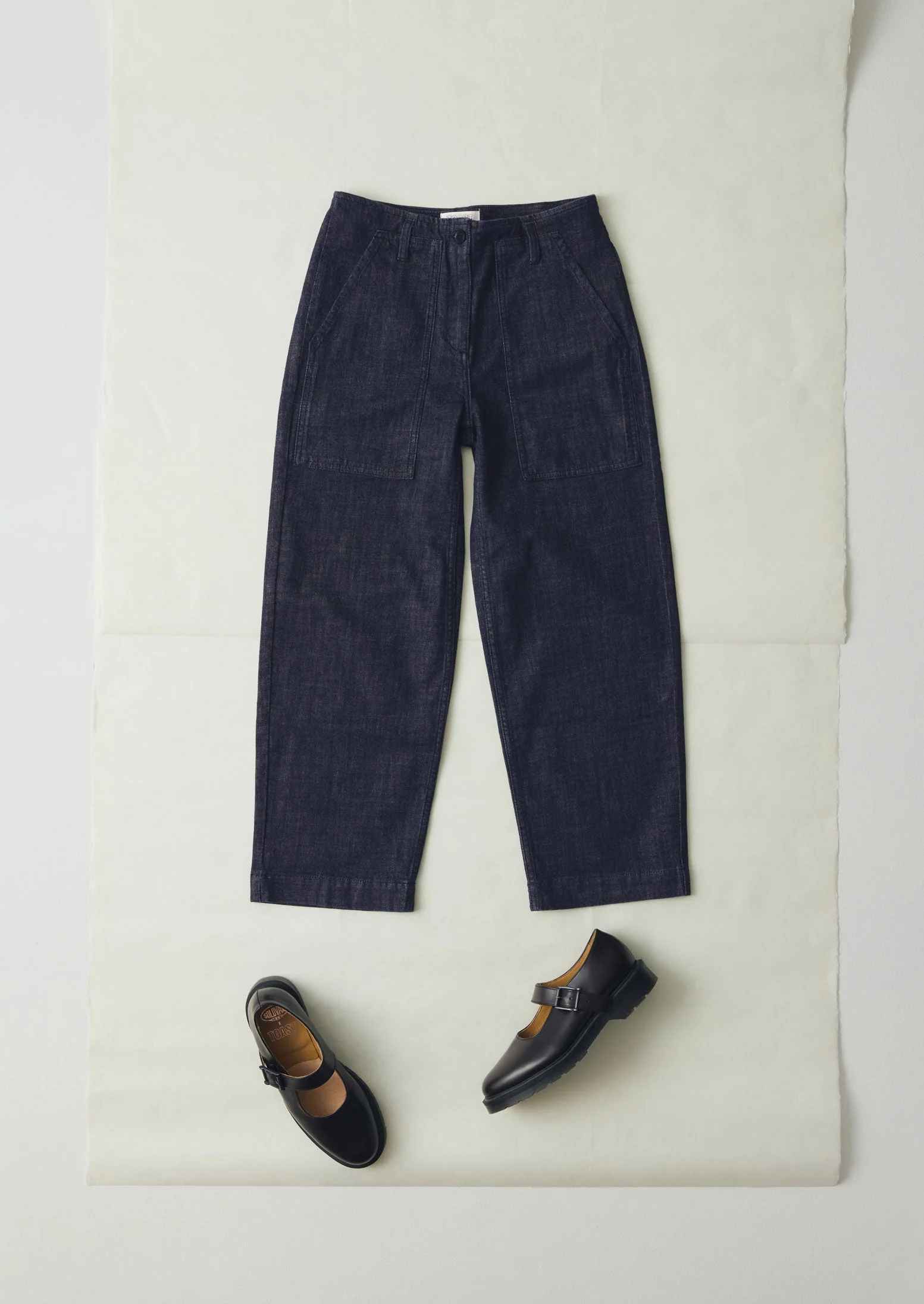 Indigo Denim Workwear Trousers | Indigo - Image 5