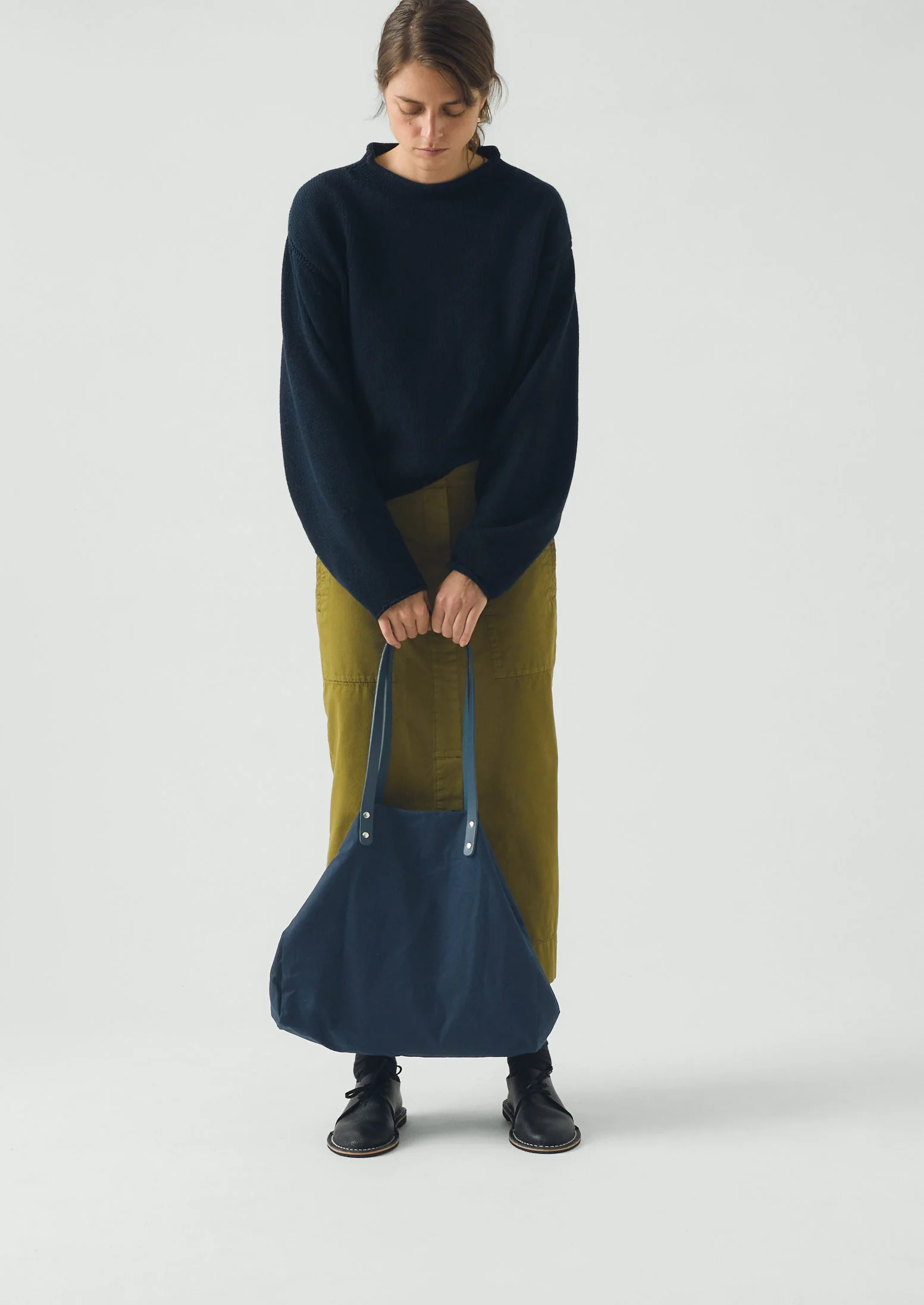 Kate Sheridan Waxed Canvas Tote | Midnight - Image 6