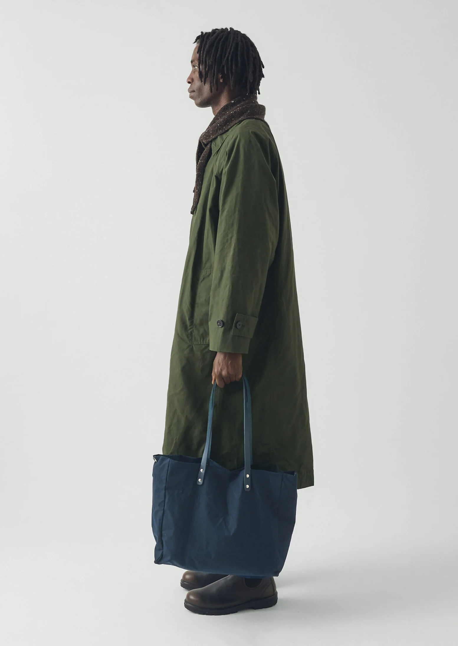 Kate Sheridan Waxed Canvas Tote | Midnight - Image 8