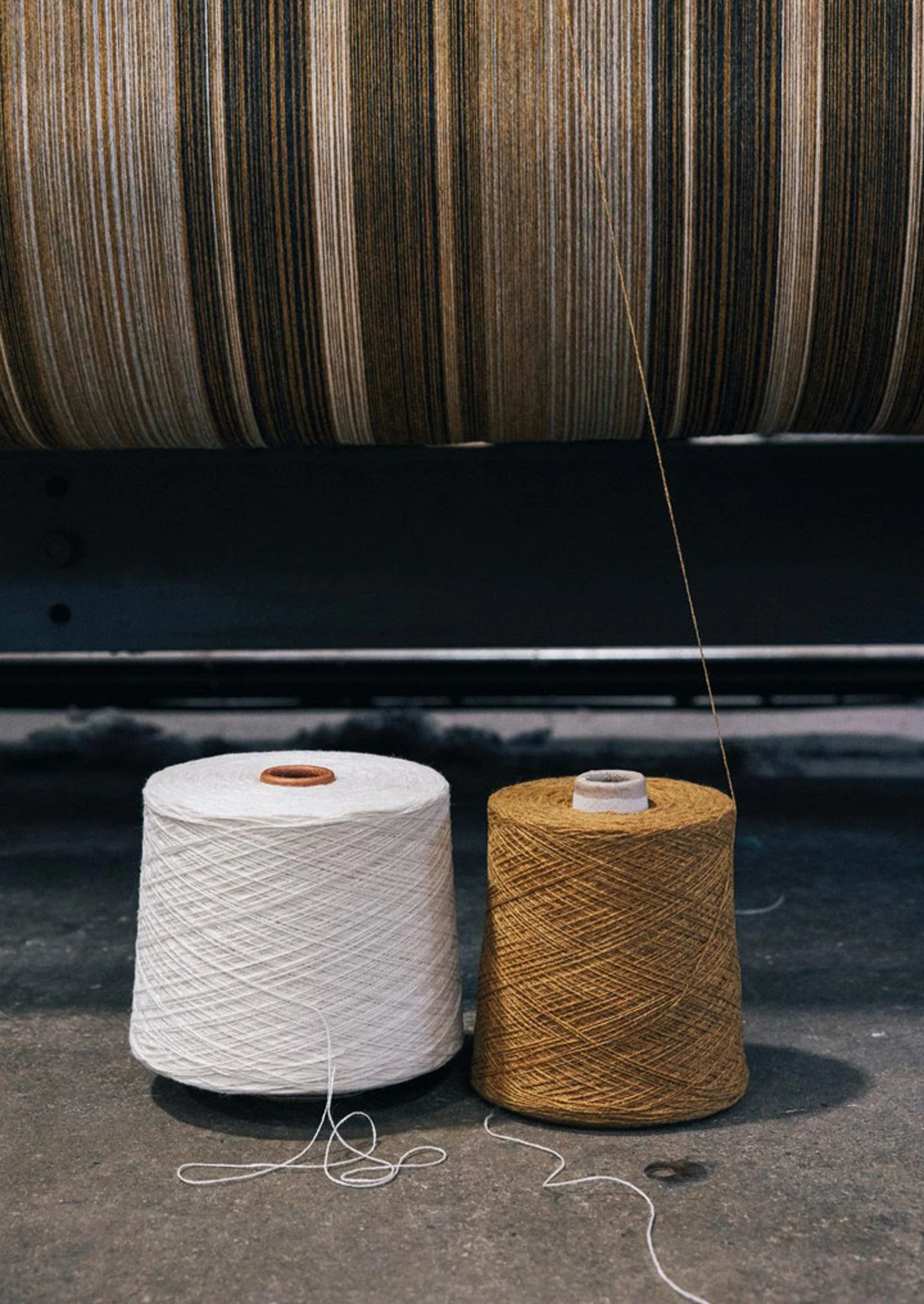 Melin Tregwynt Welsh Blanket | Catkin/Charcoal - Image 7