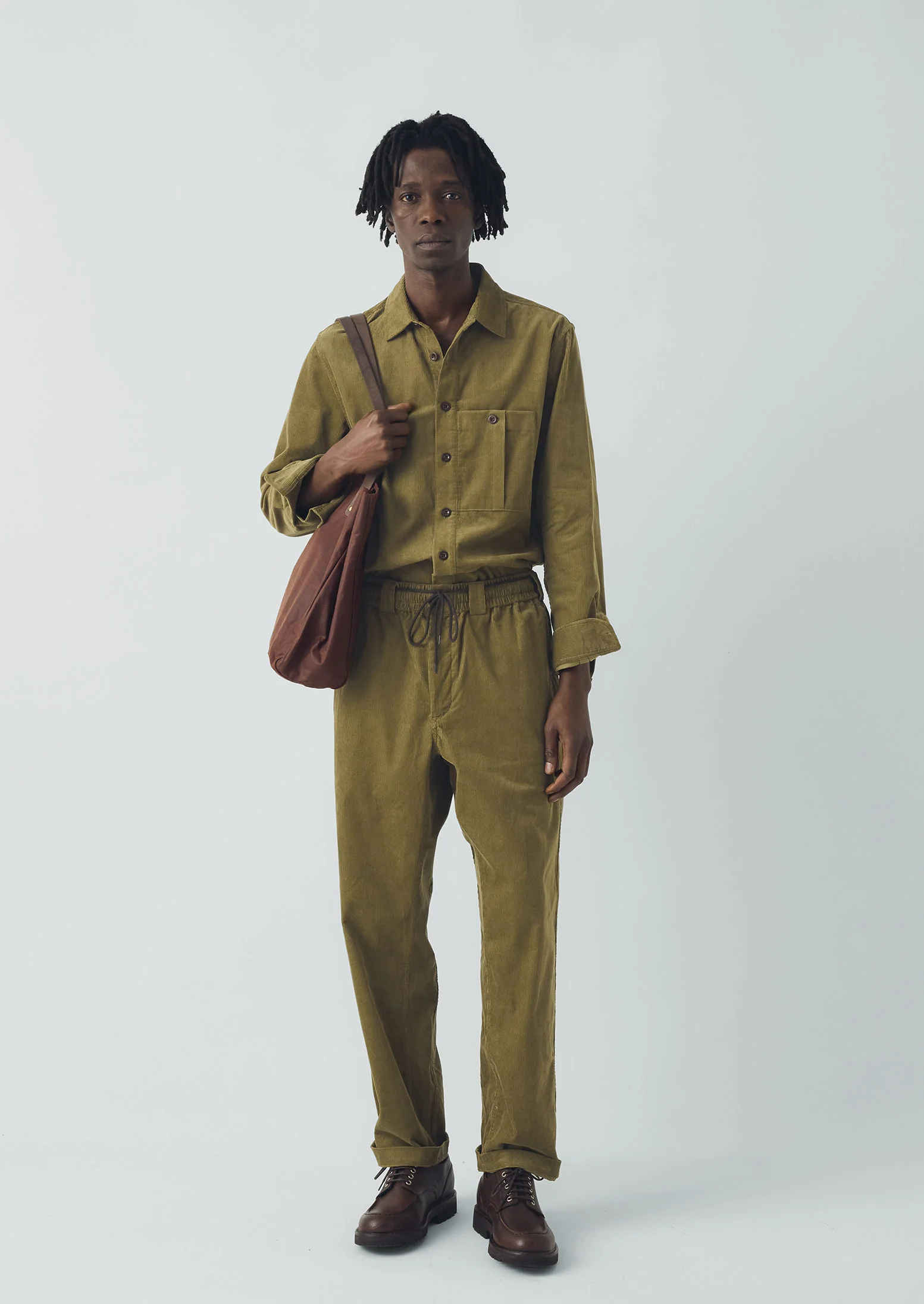 Organic Cord Workwear Shirt | Linden - Image 3
