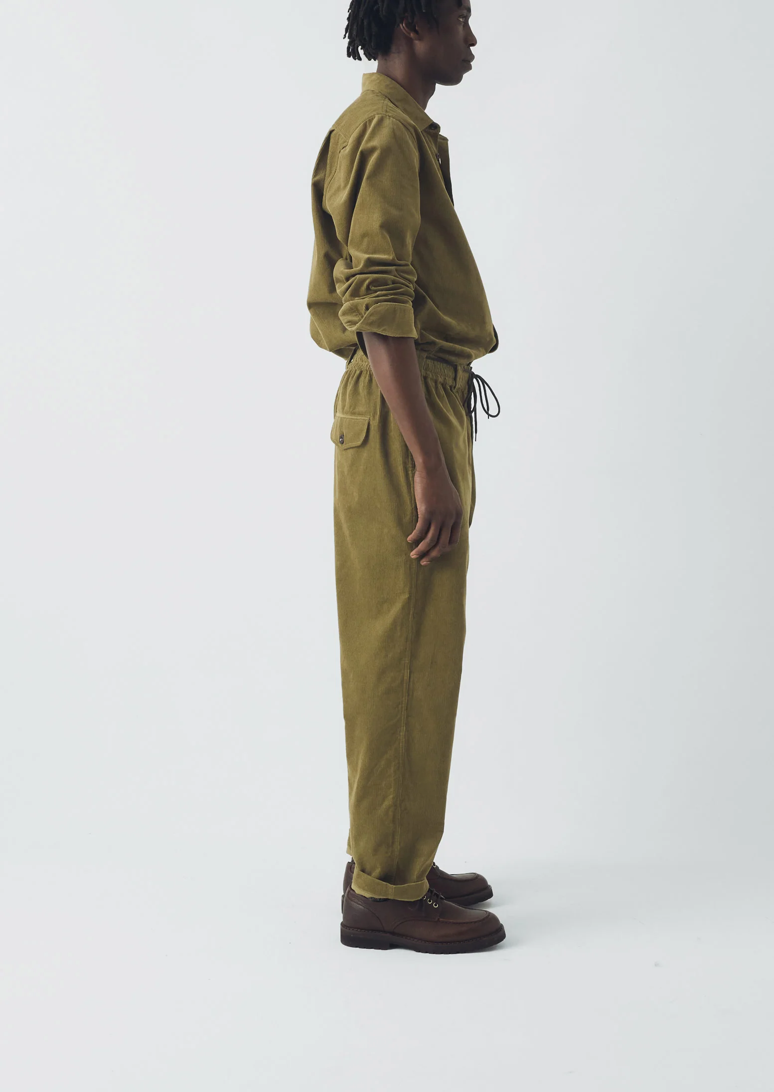 Organic Cord Workwear Shirt | Linden - Image 5