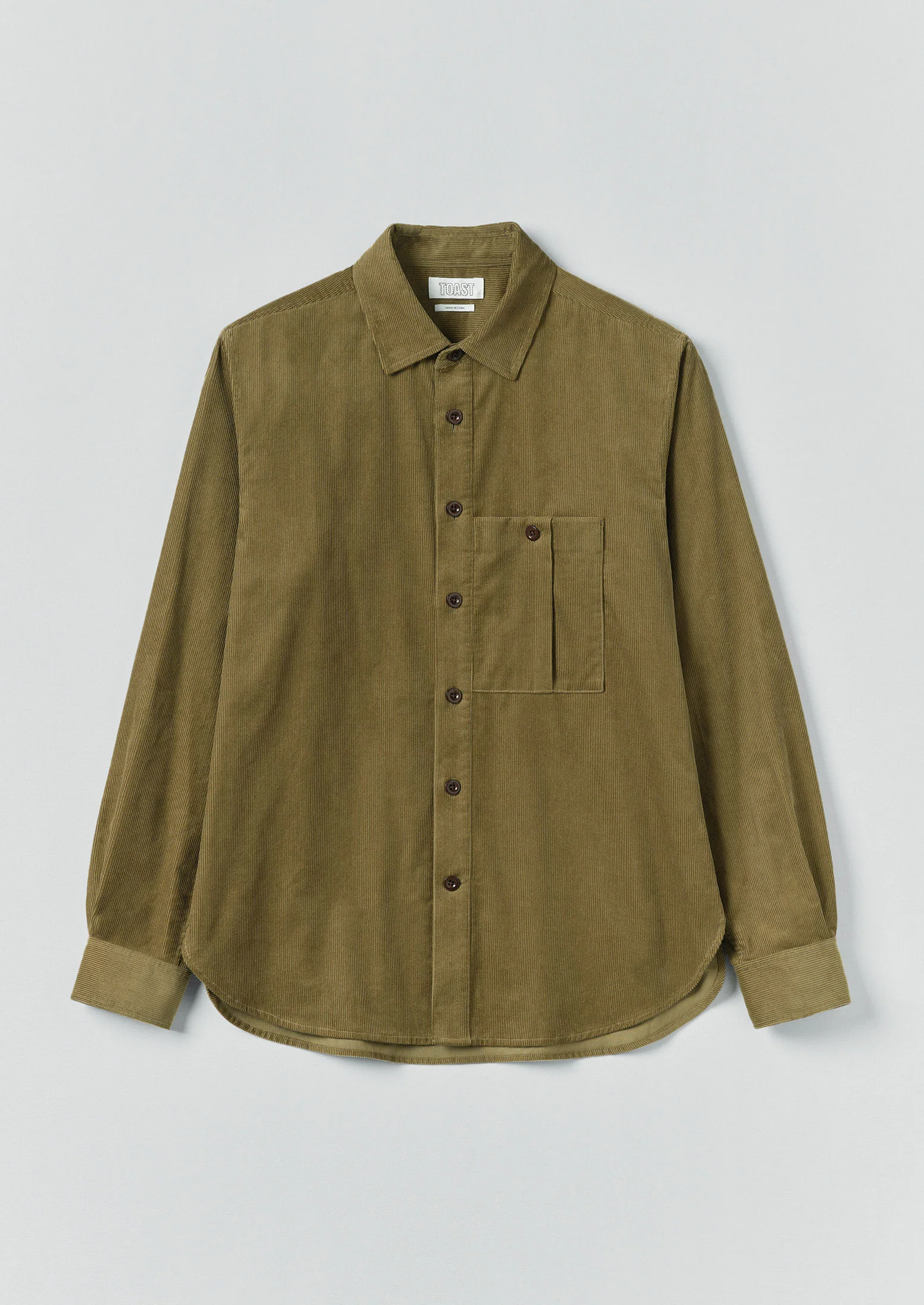 Organic Cord Workwear Shirt | Linden - Image 8