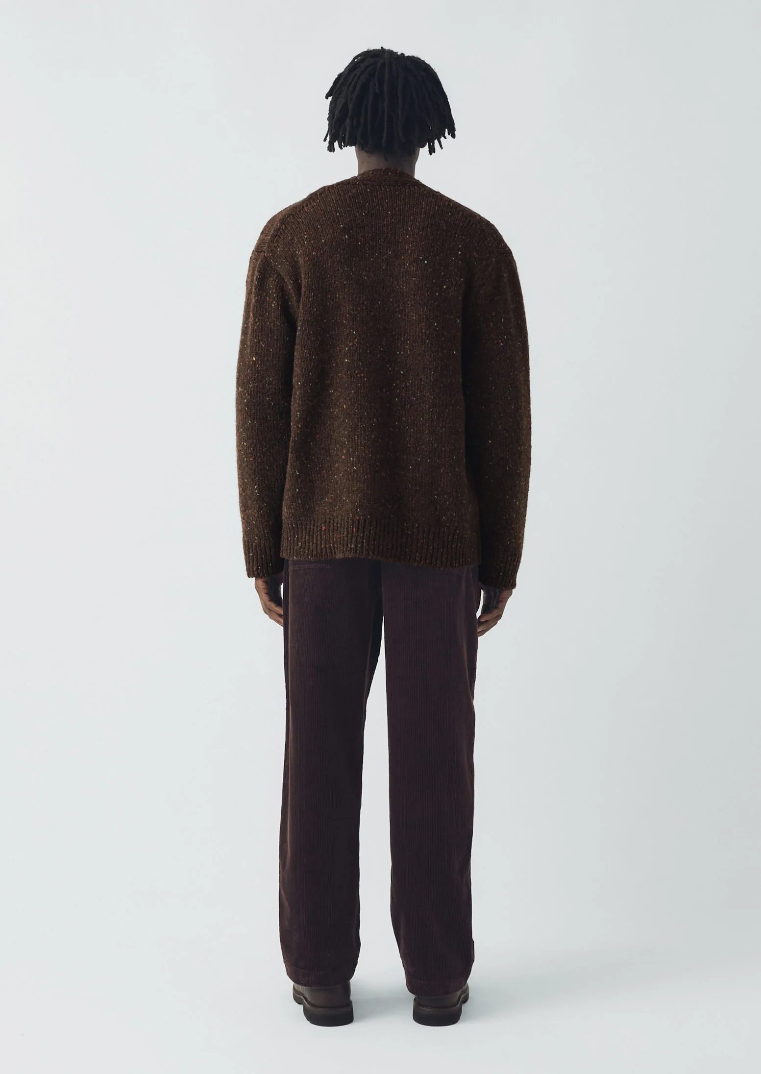 Rory Organic Cord Trousers | Java - Image 4