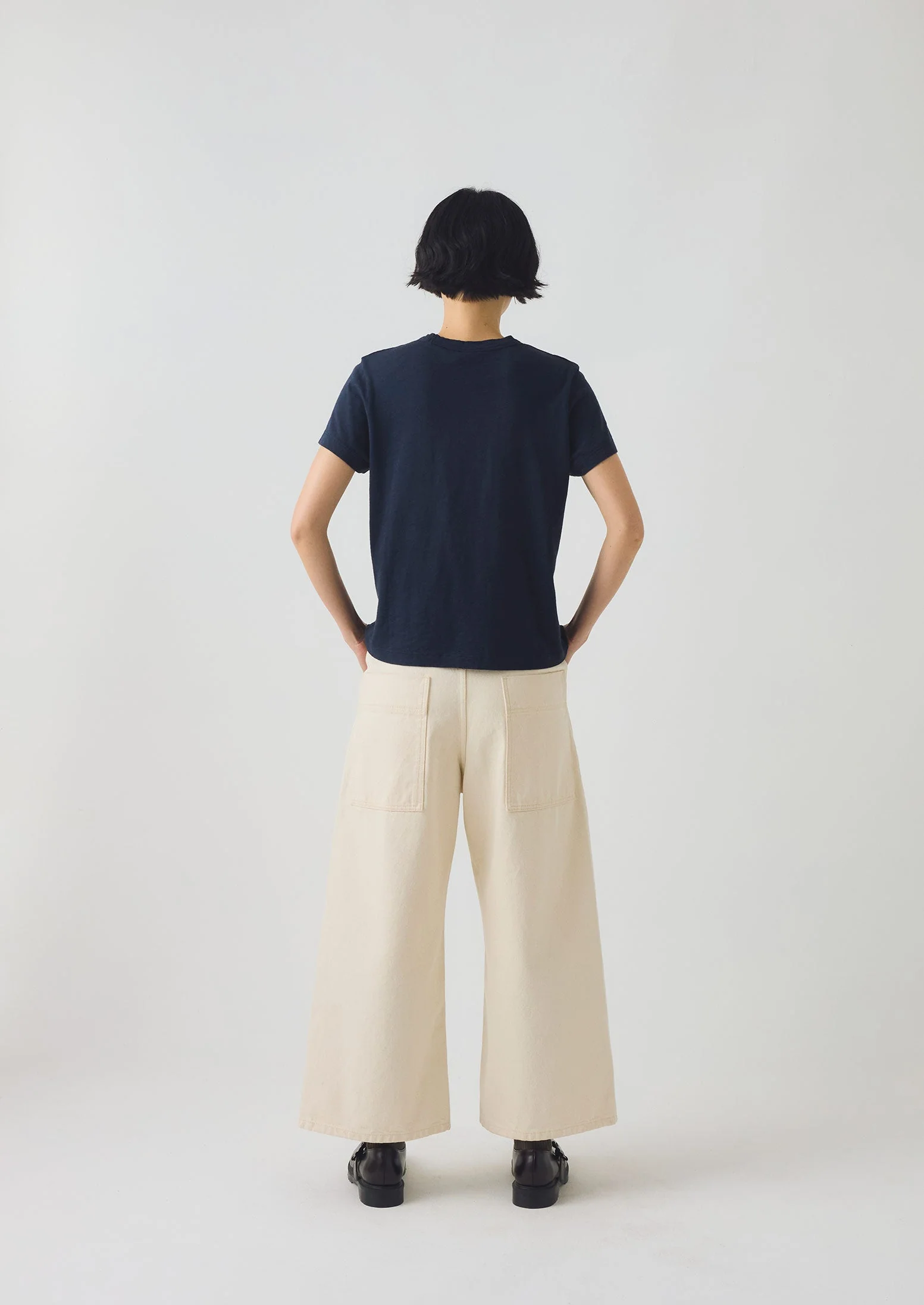 Sadie Organic Cotton Boy Tee | Dark Indigo - Image 3