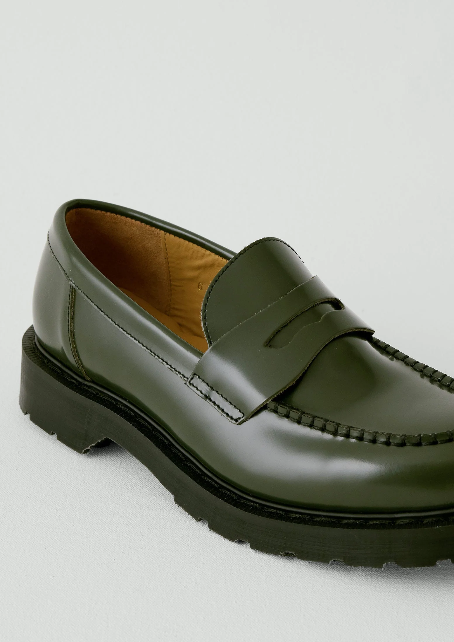 Solovair Loafers | Rich Olive - Image 4