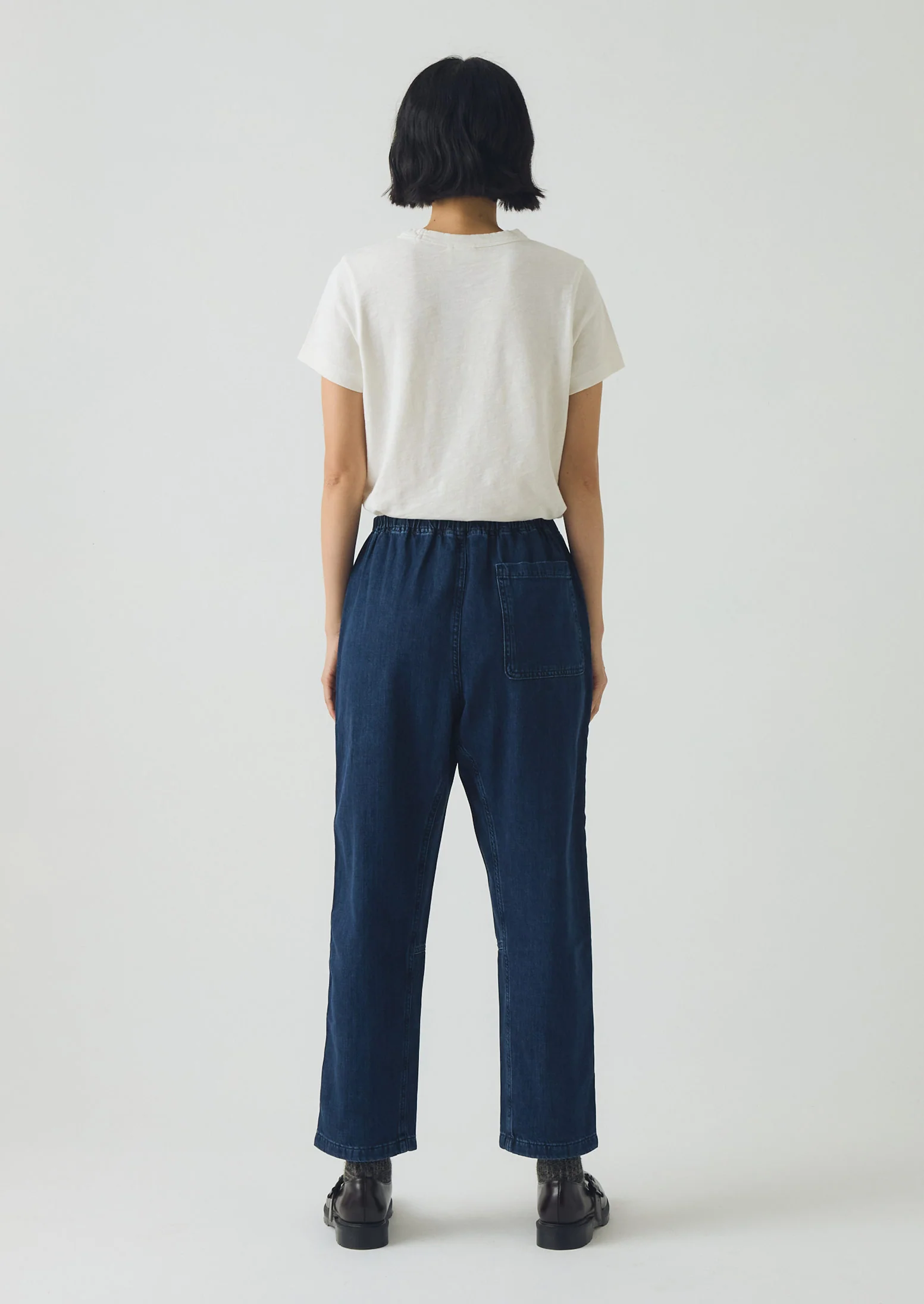Suki Panelled Denim Trousers | Indigo - Image 4