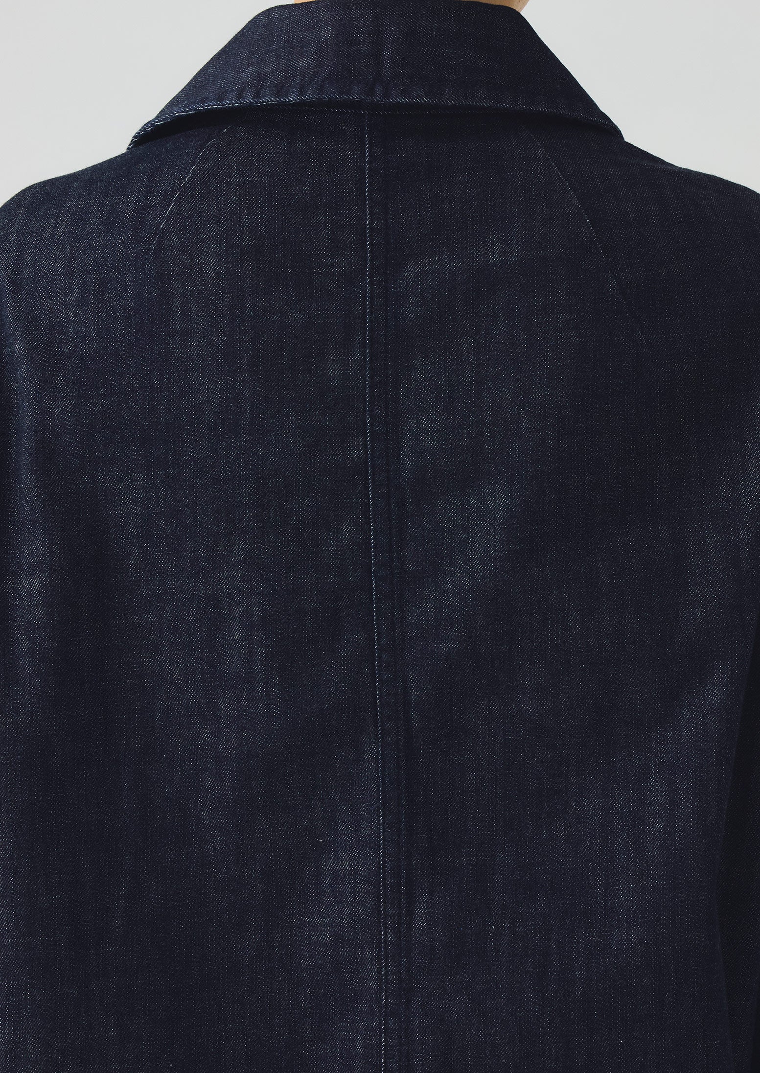 Wide Sleeve Organic Indigo Denim Jacket | Indigo - Image 4