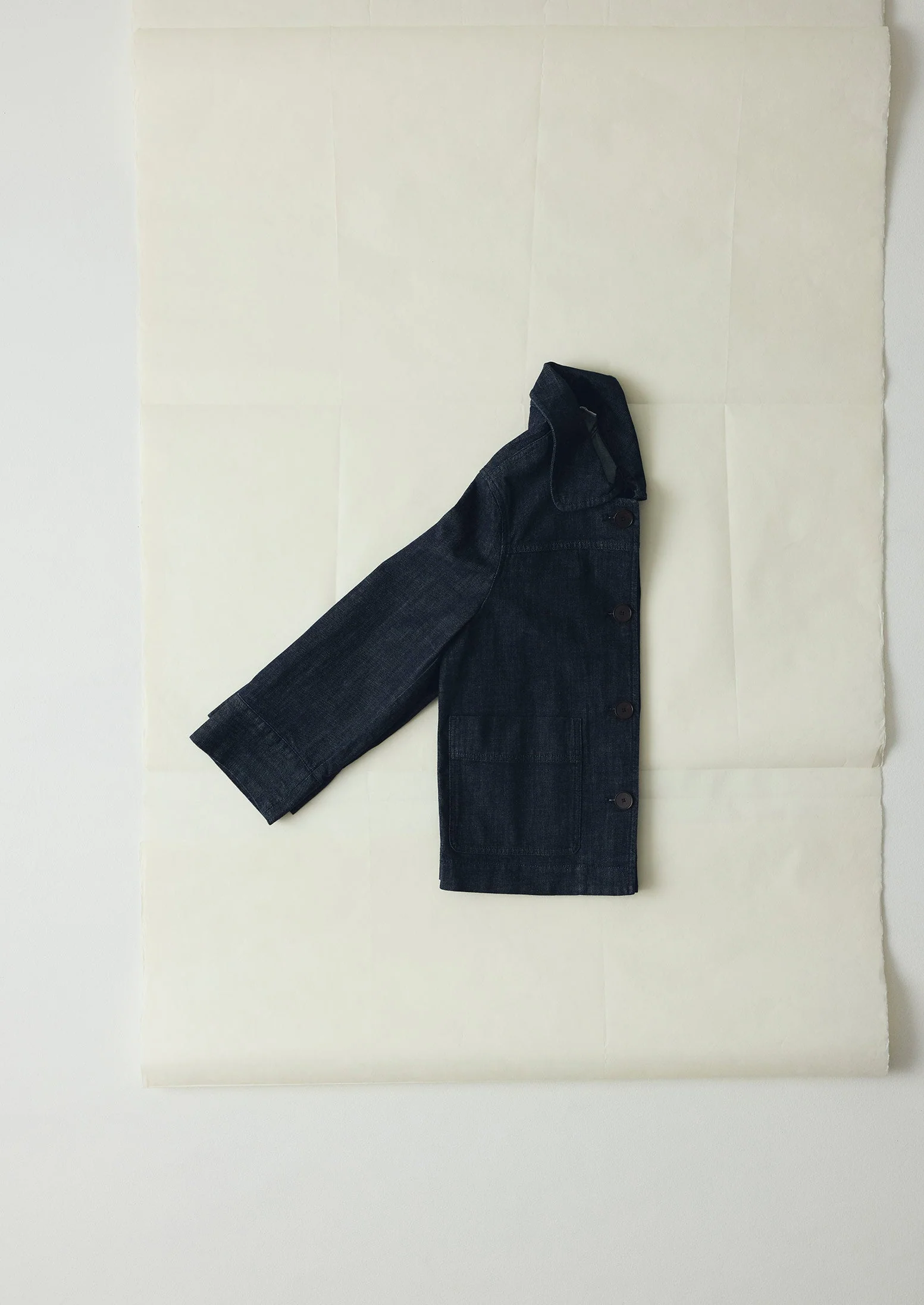 Wide Sleeve Organic Indigo Denim Jacket | Indigo - Image 6
