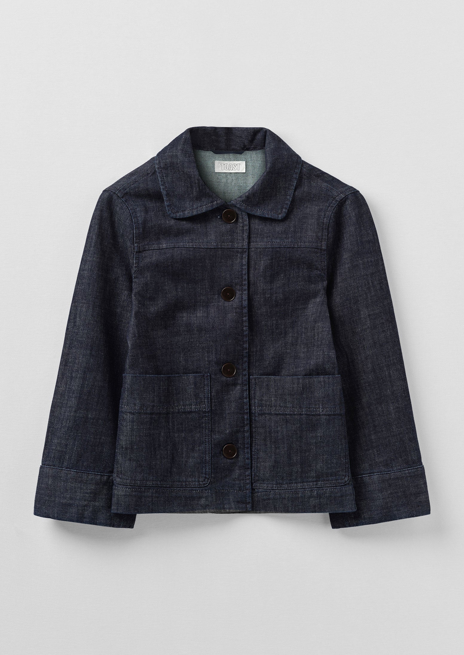 Wide Sleeve Organic Indigo Denim Jacket | Indigo - Image 7